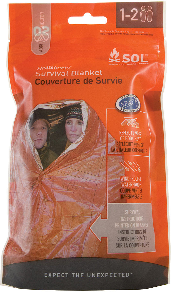 SOL SOL SURVIVAL BLANKET 2PR