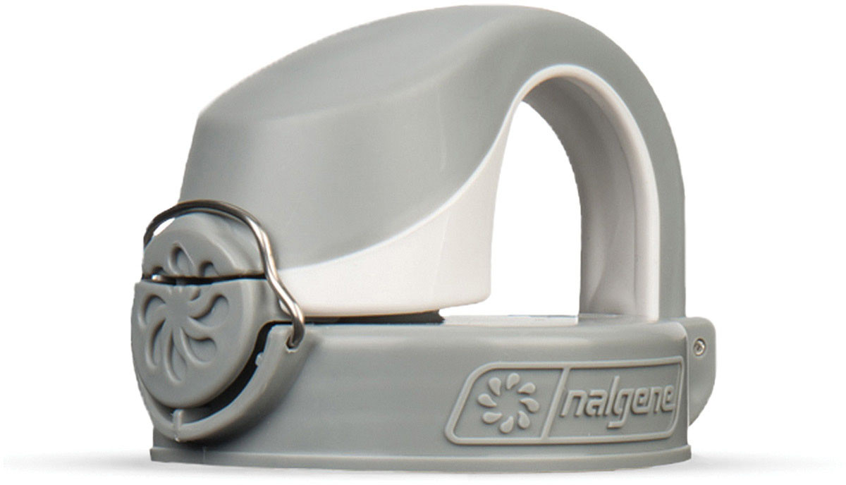 NALGENE OTF LID GRAY/WHITE (BULK)