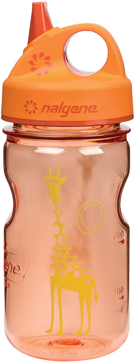 NALGENE GRIP-N-GULP JUICY ORNG W/GIRAF