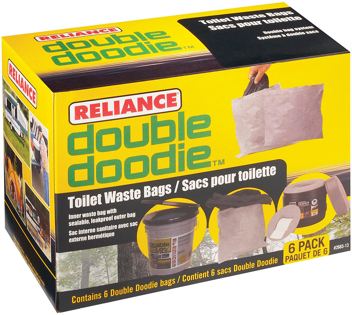 RELIANCE DOUBLE DOODIE NO BIO GEL 6 PK