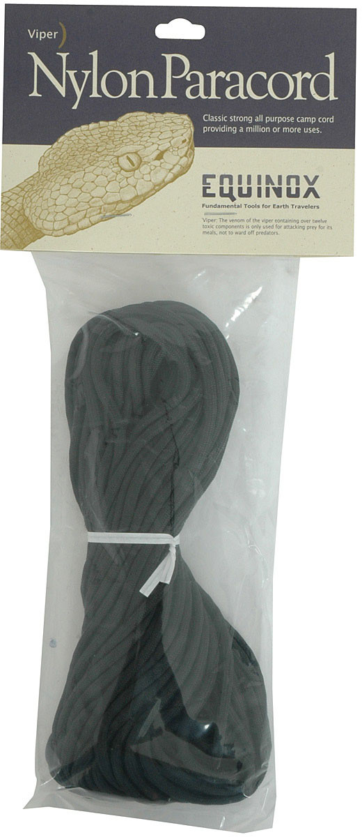 EQUINOX PARACORD BLACK 50 FT