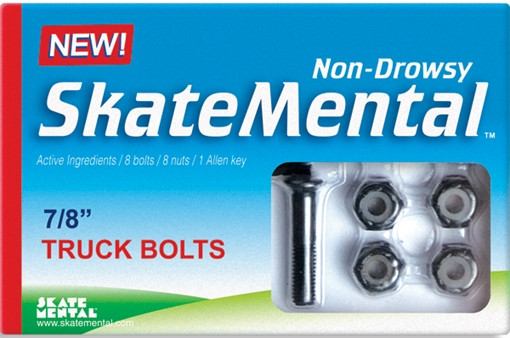 SKATE MENTAL 7/8" SKATE HARDWARE ALLEN single set