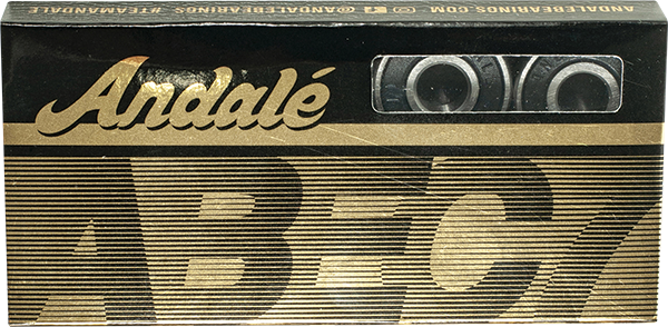 ANDALE ABEC-7 BEARINGS SINGLE SET BLK