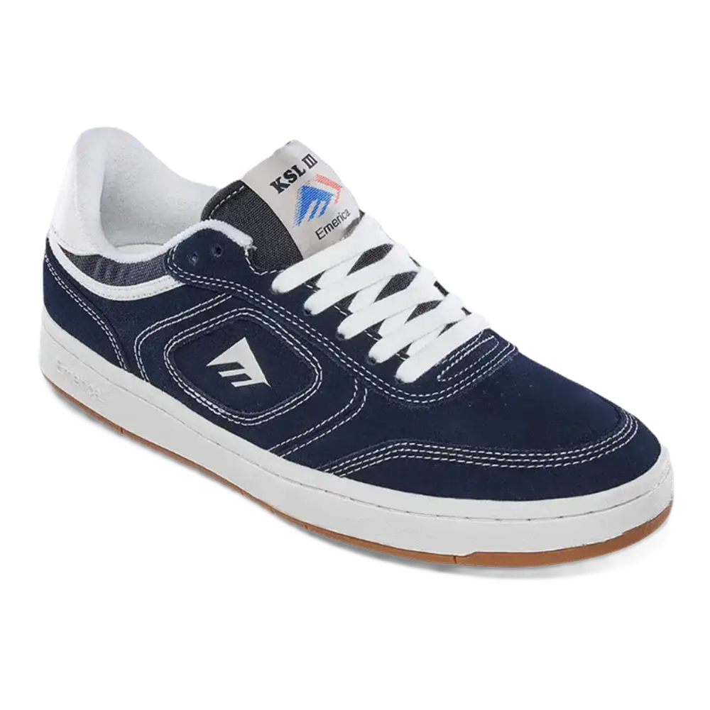 Emerica KSL III Skate Shoes Navy Tan