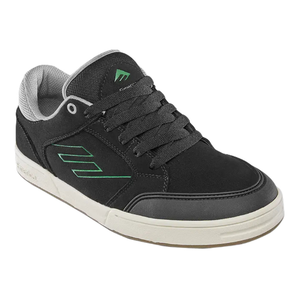Emerica Heritic Skate Shoes Black Tan