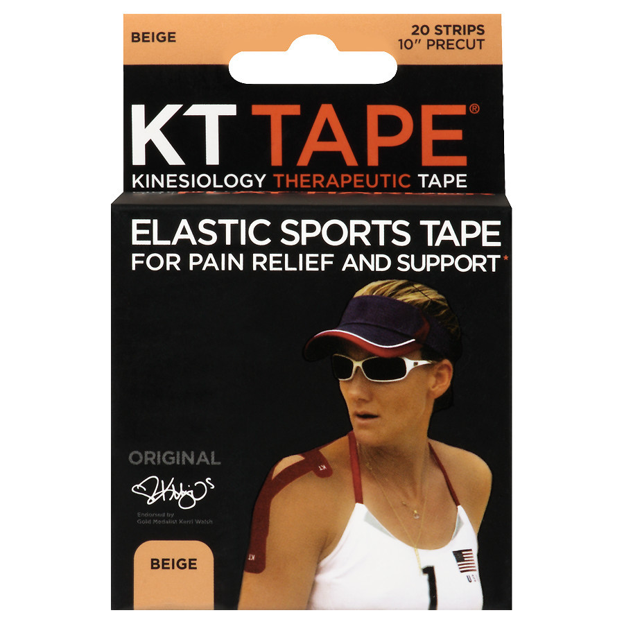 Kt Tape Pre-Cut Tape Beige OneSize