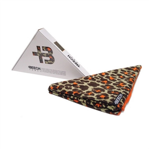Beech Brand Leopard Towel Brown 30x60