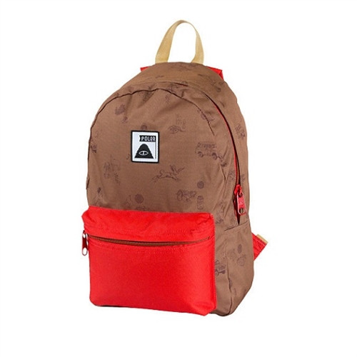 Poler Rambler Backpack Bag Brown Red