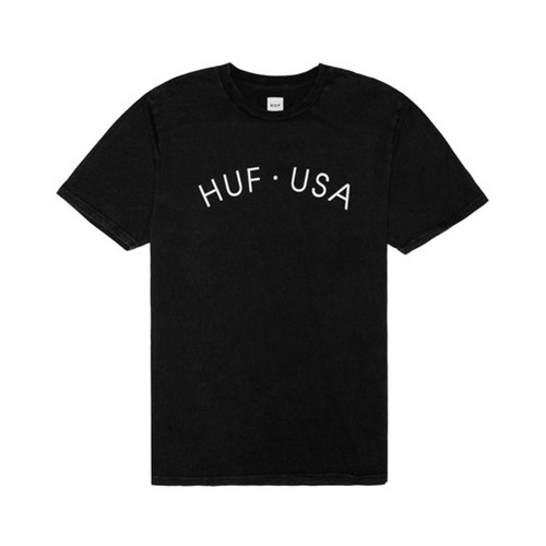 Huf USA Washed Tshirt Black