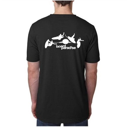 Boardparadise Stacked Surfers Mens T Shirt Black