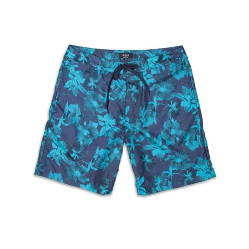 Huf Floral Mens Boardshort Navy