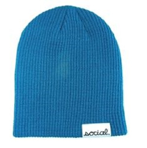 SOCIAL SUPPLY Slouch Beanie Royal Blue