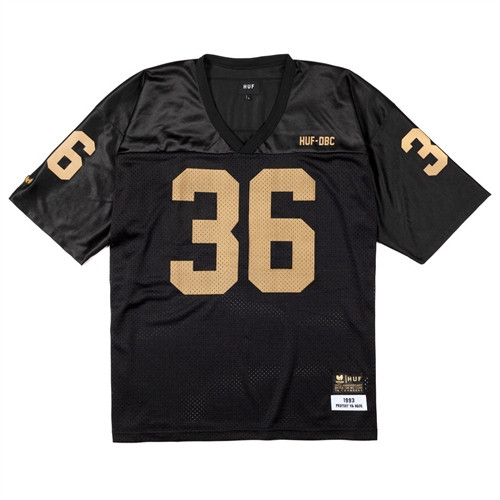 Huf X Wutang Football Jersey Black | Boardparadise.com