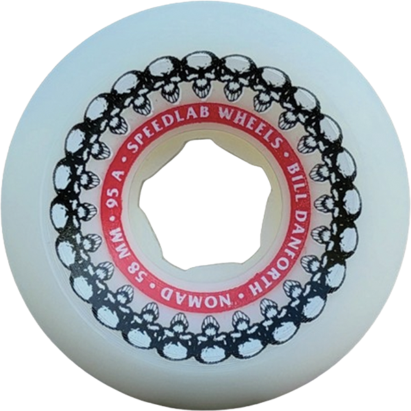 SPEEDLAB DANFORTH NOMAD 58MM 95A WHITE WHEELS SET