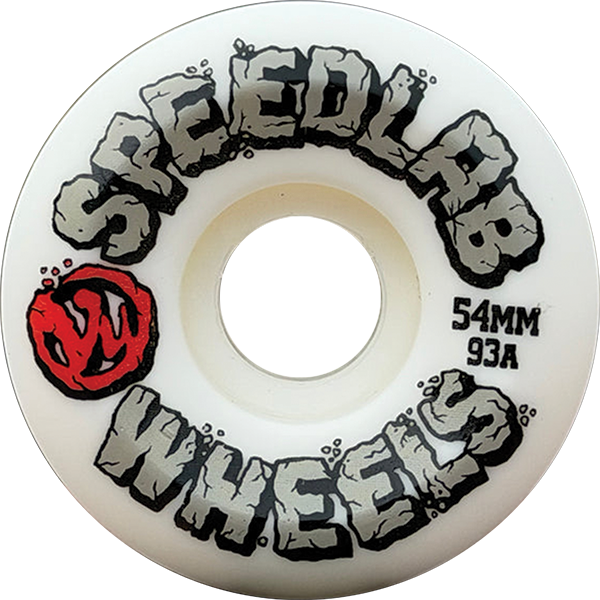 SPEEDLAB VU SHREDSTONES 54MM 93A WHITE WHEELS SET