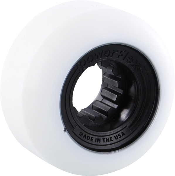 POWERFLEX GUMBALL 56mm 83b WHT/BLACK Wheesl Set