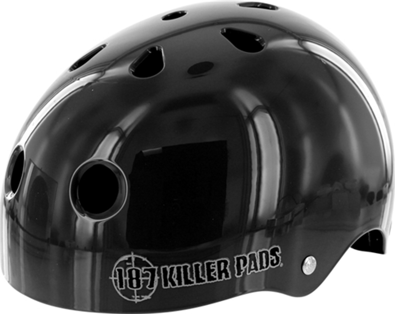 187 PRO SKATE HELMET LARGE  GLOSS BLACK