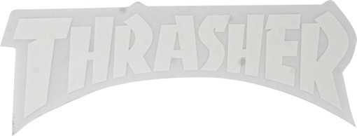 THRASHER DIE CUT LOGO STICKER single