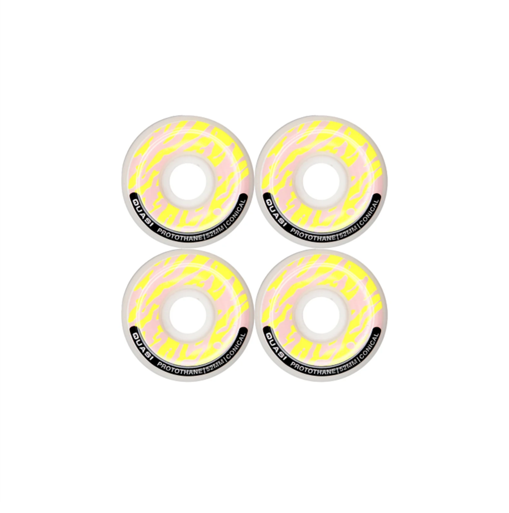 Quasi Protothane Conical Wheels Natural Pink Yellow 52/83b