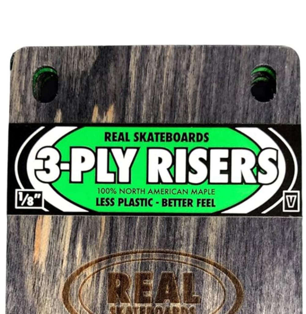 Real 3 Ply Venture Risers Set Wood 1/8"
