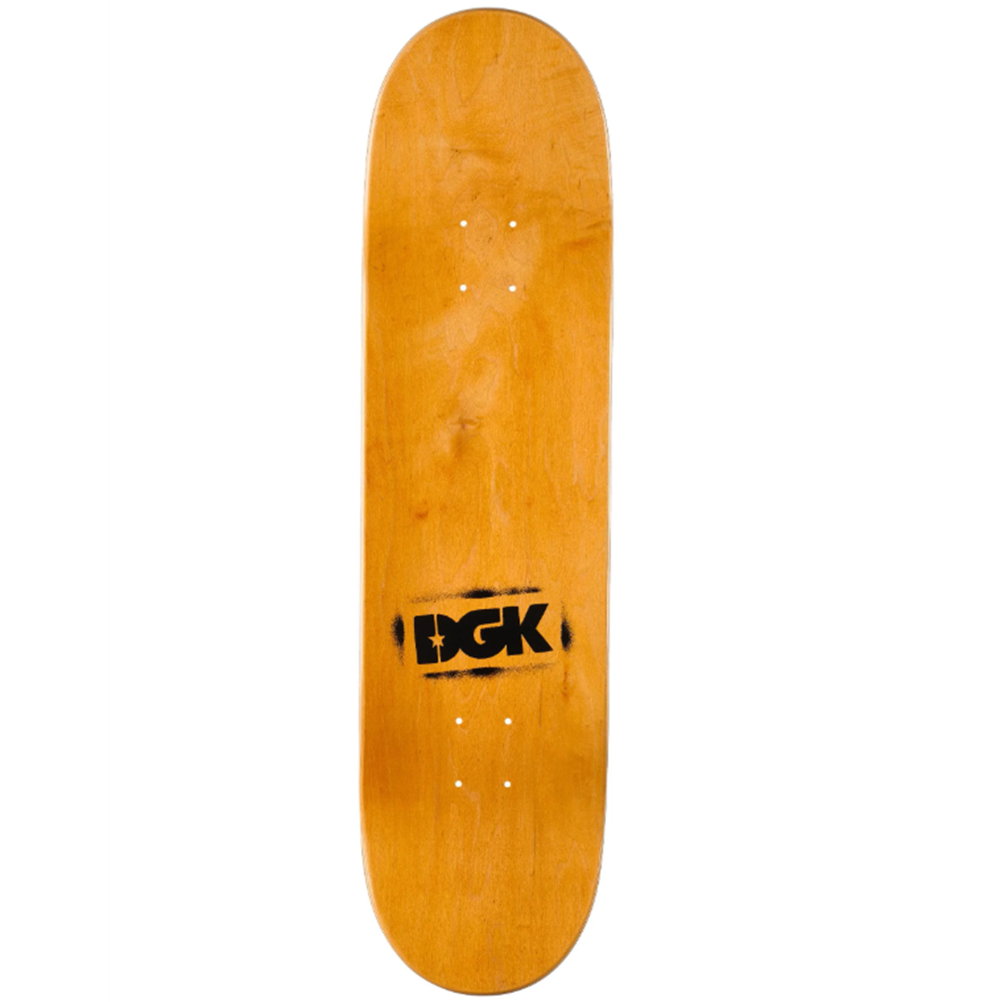 DGK Shrine Skateboard Deck Black Gold 8.5x14.37WB