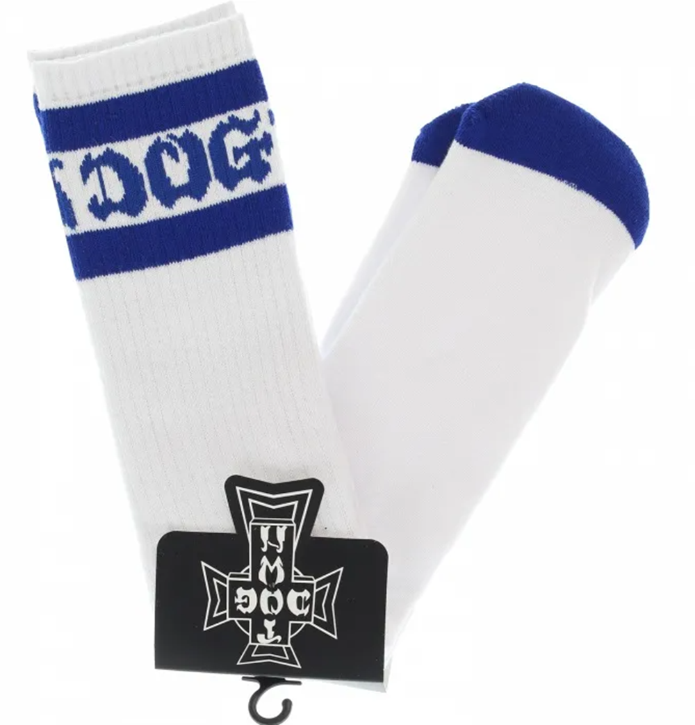 Dogtown Tube Socks Blue White Onesize