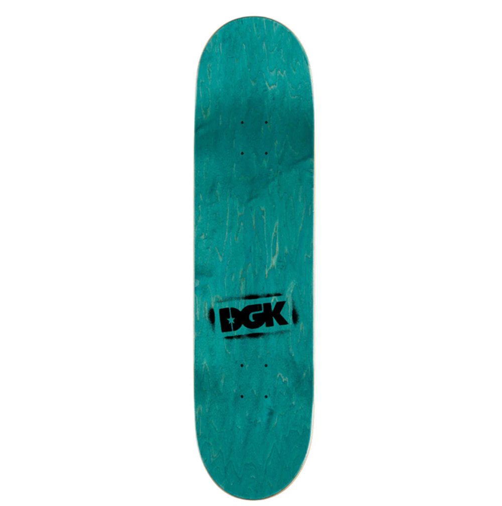 DGK Ortiz Los Muertos Skateboard Deck Assorted Stains 8.1x14.3WB