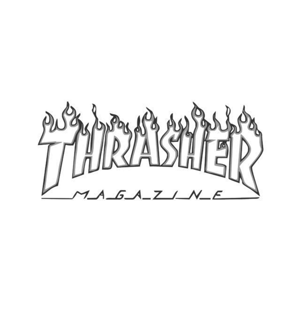 Thrasher Checkered Skully BlackGrey Onesize