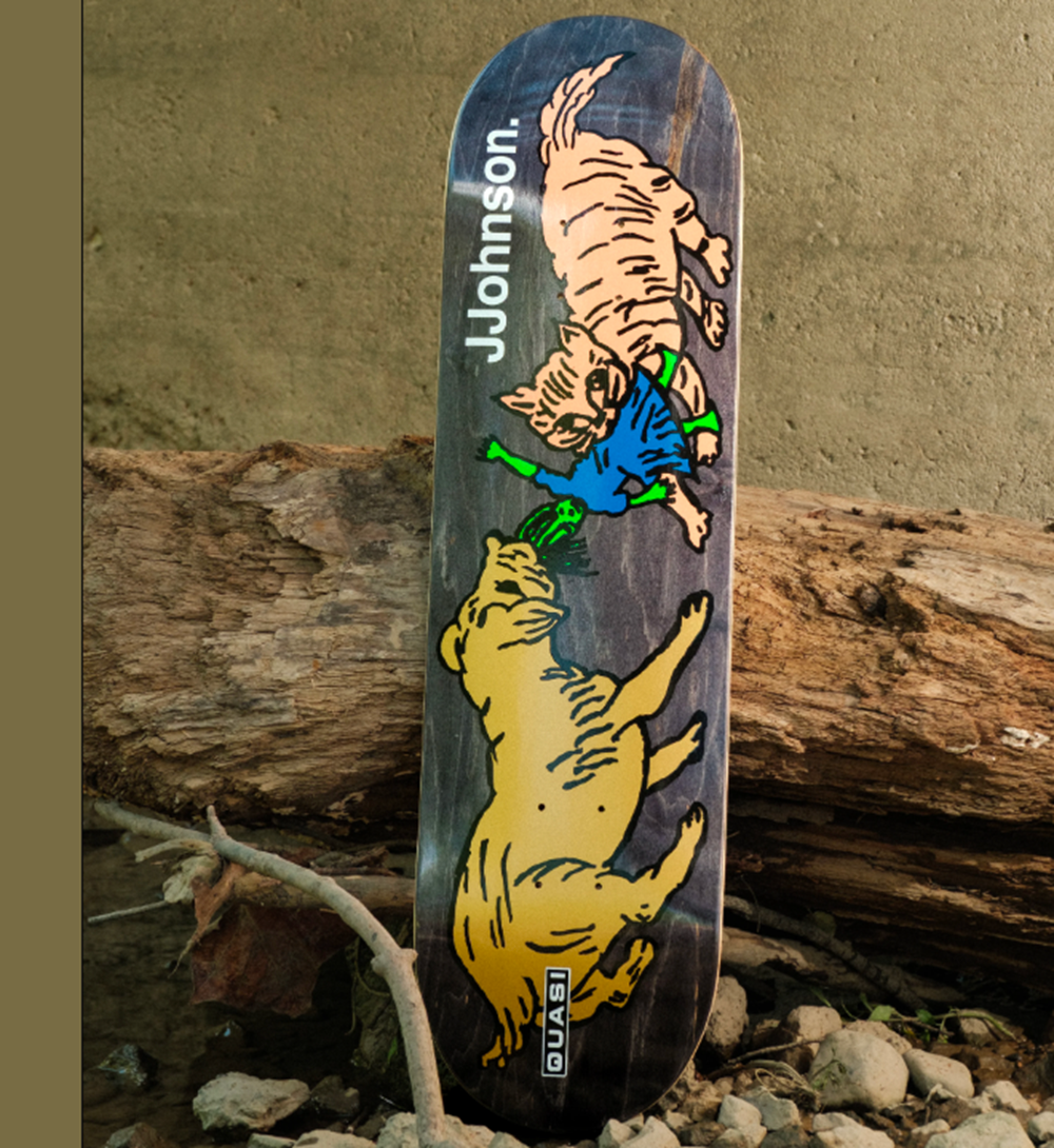 Quasi Johnson Pet Sounds Skateboard Deck Natural 8.375x14.2WB