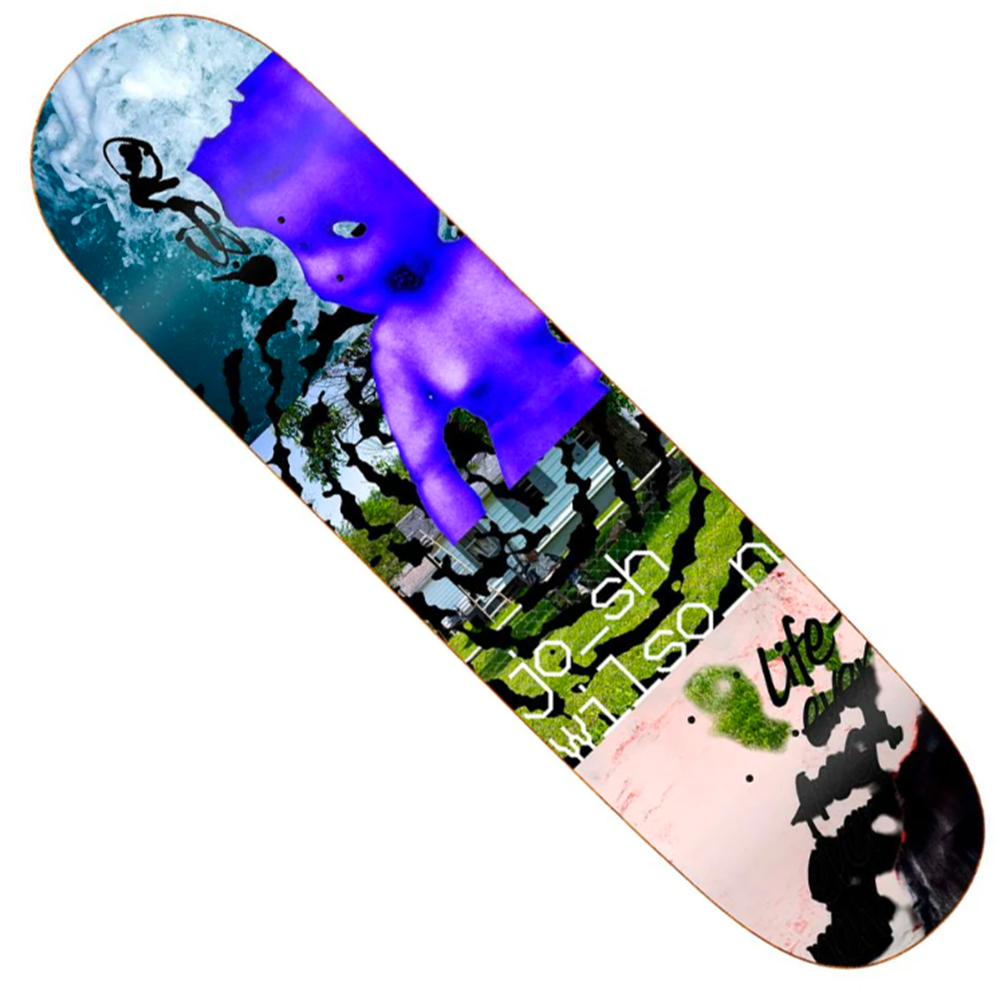 Quasi Wilson Needmore Skateboard Deck Purple Assorted 8x14.25WB