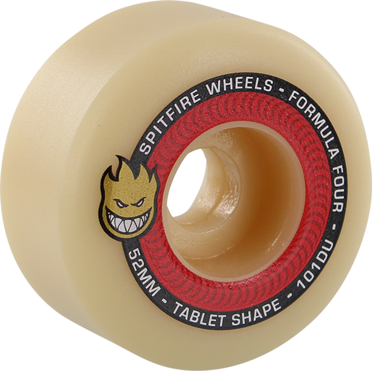 SPITFIRE F4 101a TABLET 52mm NAT/RED WHEELS SET