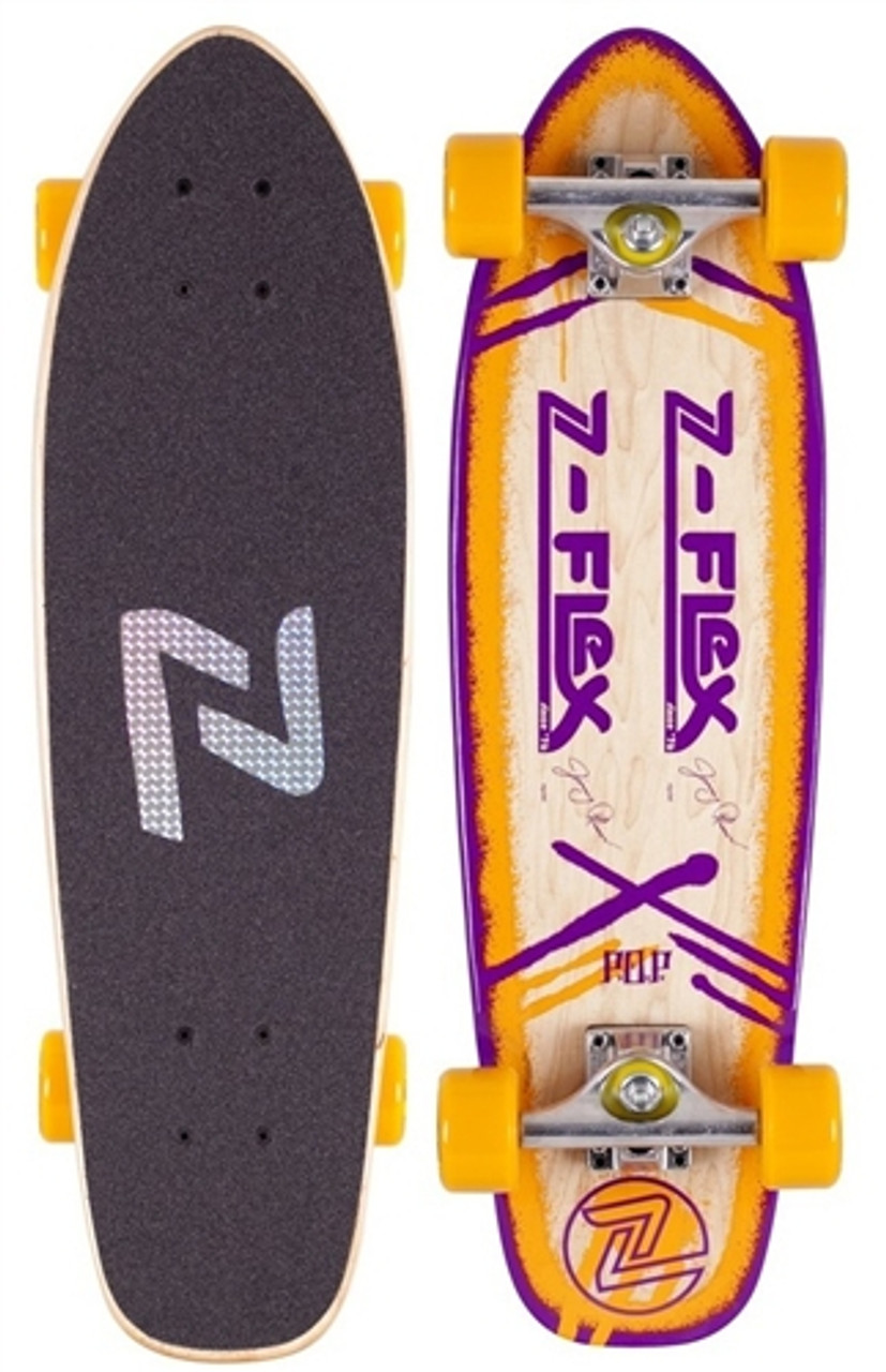 Z-FLEX Jimmy Plummer Skateboard Complete Cruiser Orange/Purple