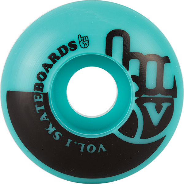 VOL.1 NO.1 52mm Teal/Black WHEELS SET