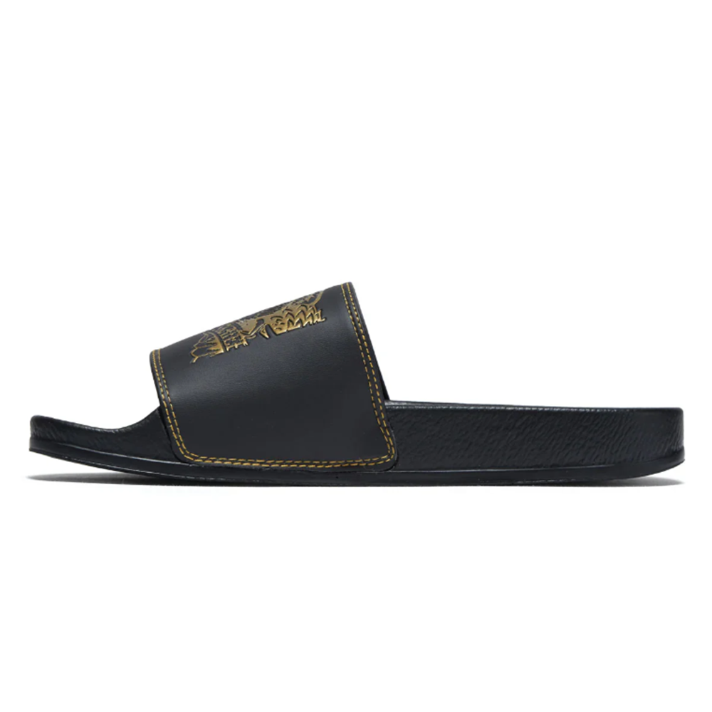 Anti Hero Basic Eagle Slides Black Gold 12