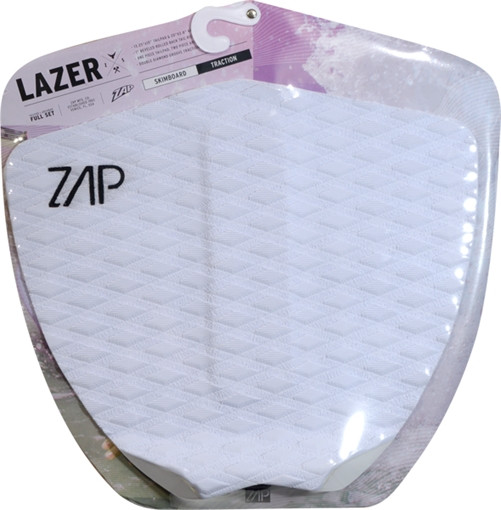 ZAP LAZER TAIL PAD WHITE SKIMBOARD