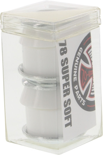 INDEPENENT STD CYLINDER CUSHIONS 78a WHT 2pr w/washers