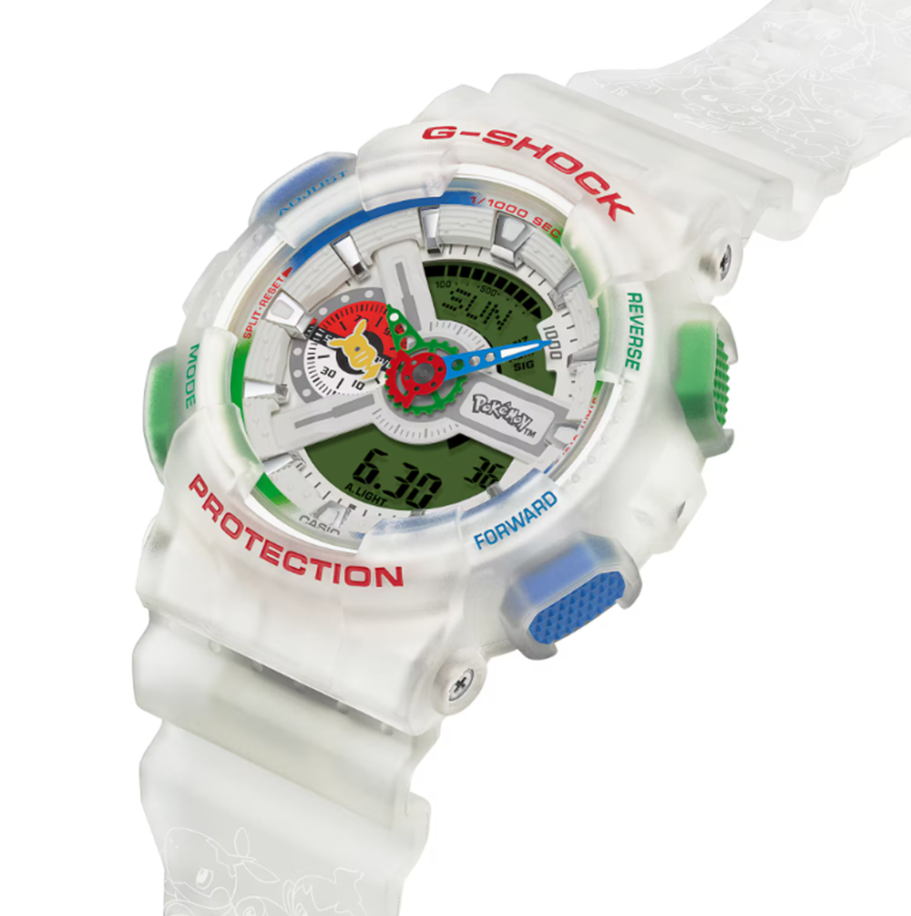 Gshock Pokemon GA110PKM-7A Watch Clear White Onesize