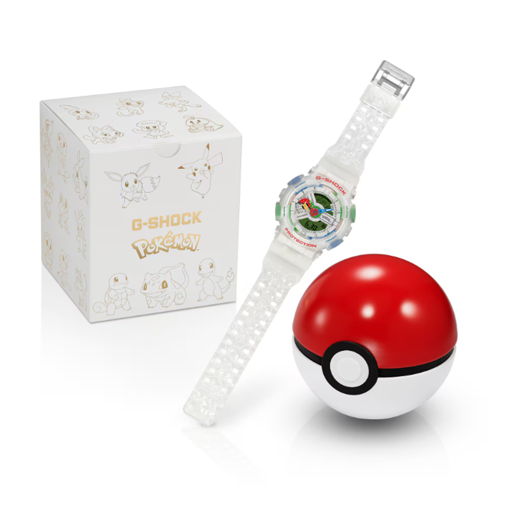 Gshock Pokemon GA110PKM-7A Watch Clear White Onesize