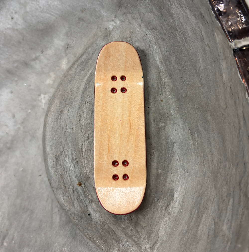 RYSE Green Tea Pro Fire Hydrant Fingerboard Deck Blue 32mm OG Midgard