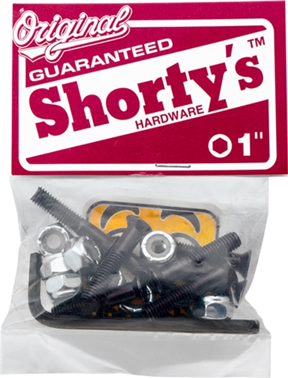 SHORTY'S 1" [ALLEN] SINGLE SET SKATE HARDWARE