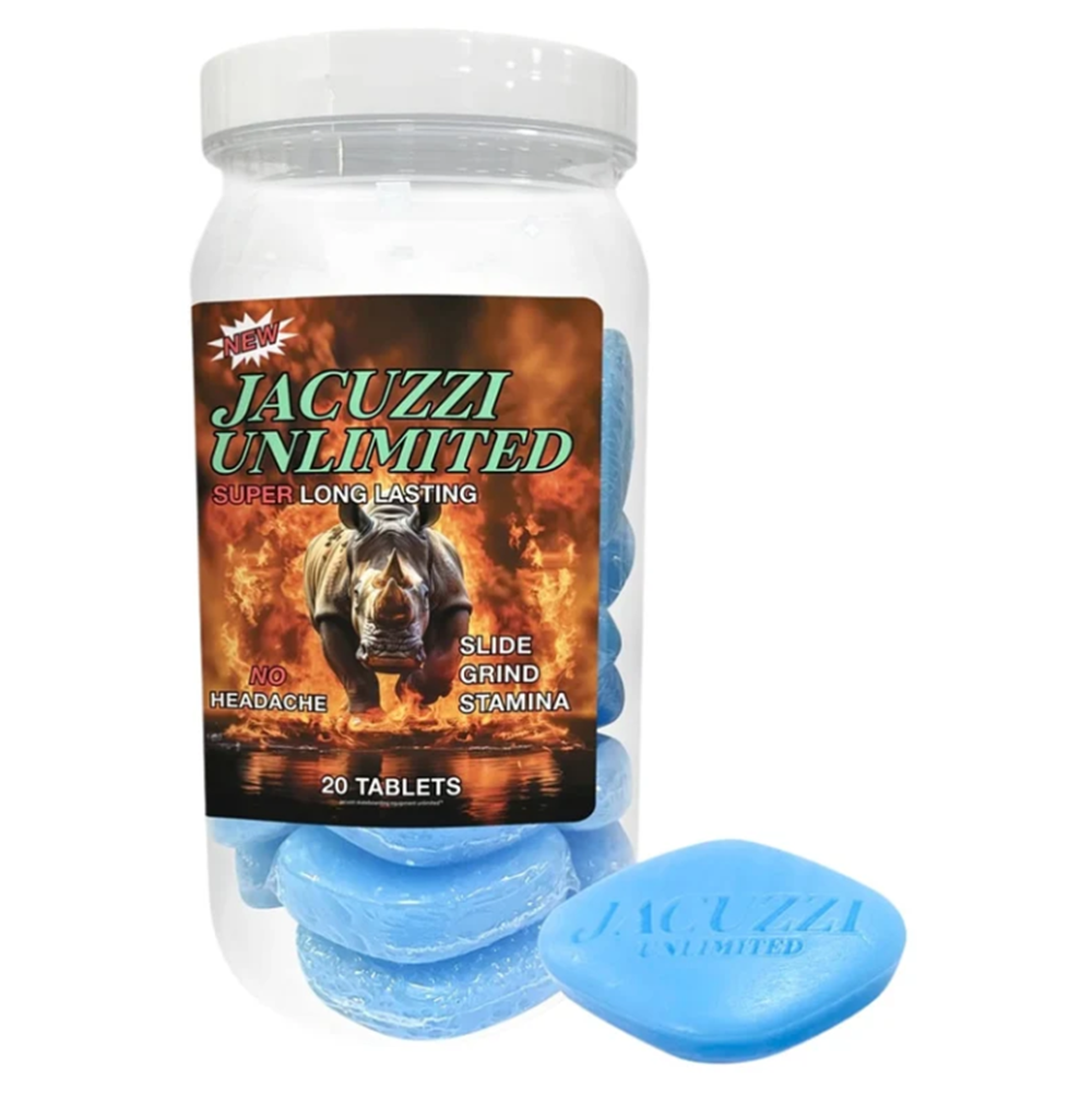 Jacuzzi Rhino Pill SKATE WAX Blue 10 Bars