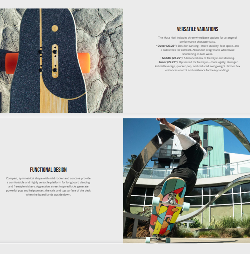 Loaded Mata Hari Heinrici Skateboard Complete Multi 9.25x44.5