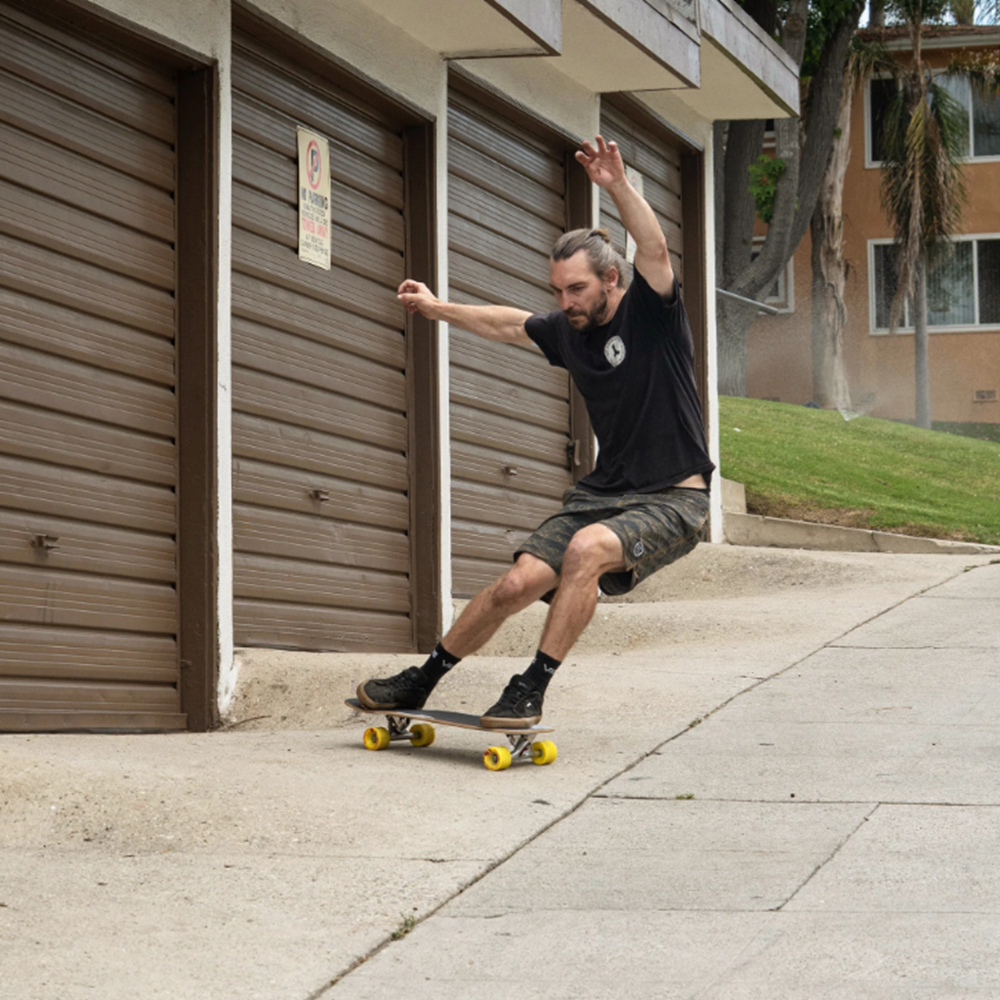 Loaded Ballona Orca Skateboard Complete Black Grey 9x27