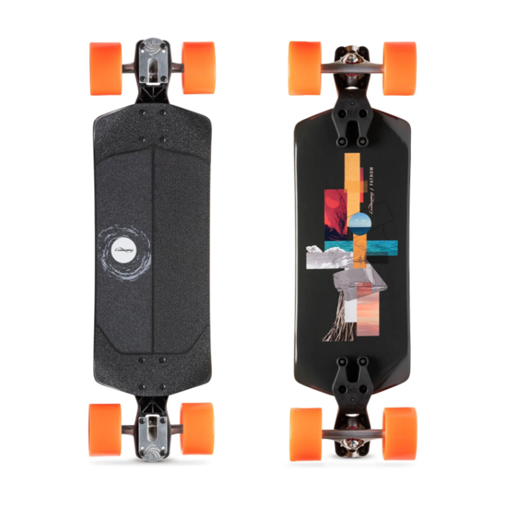 Loaded Fathom Dad Bod Skateboard Complete Black 9.25x33