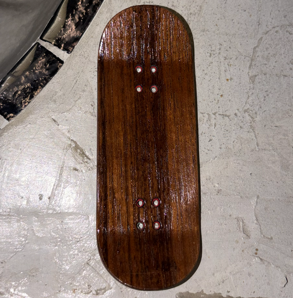 223 AK Fingerboard Deck Black 35x98 Medium Mellow