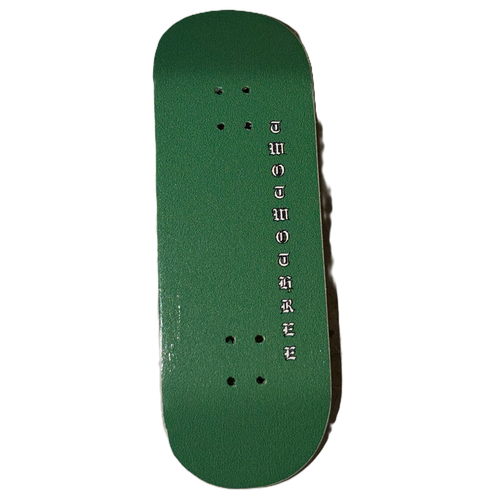 223 Vertical Fingerboard Deck Green 32.5x99 High Flat