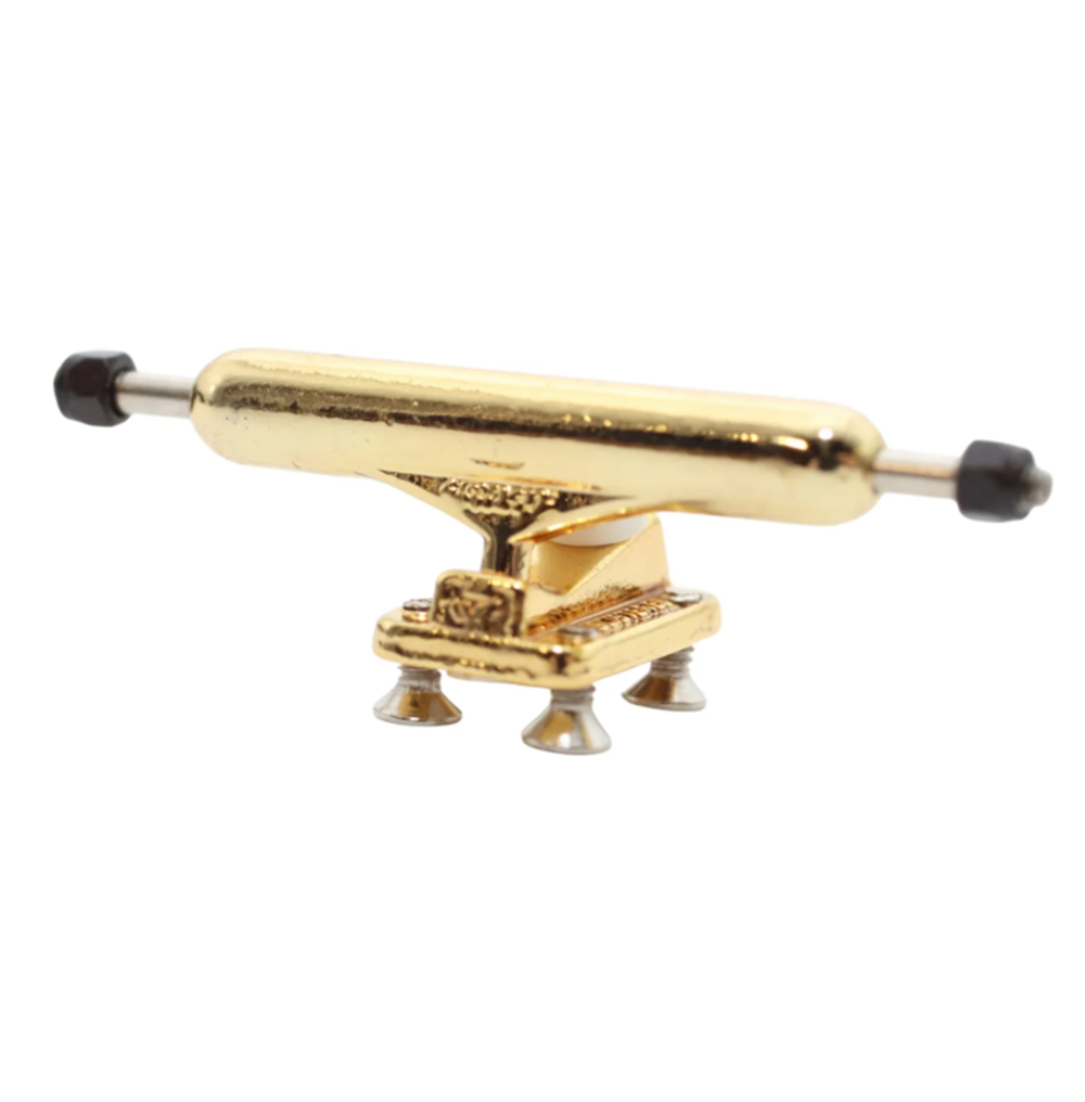 Blistered Dual Bearing Fingerboard Trucks Gold 34mm