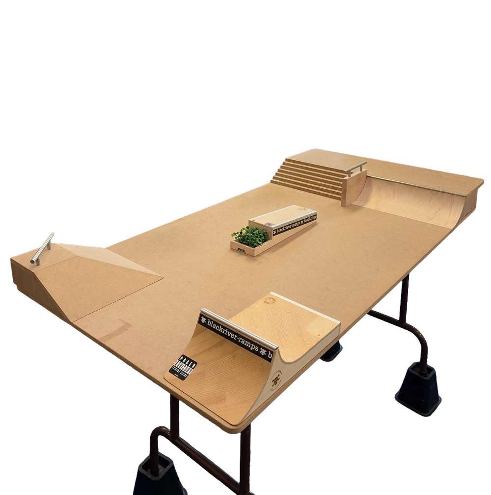 OG Fingerboard Park Stairset Canvas Brown 3x5