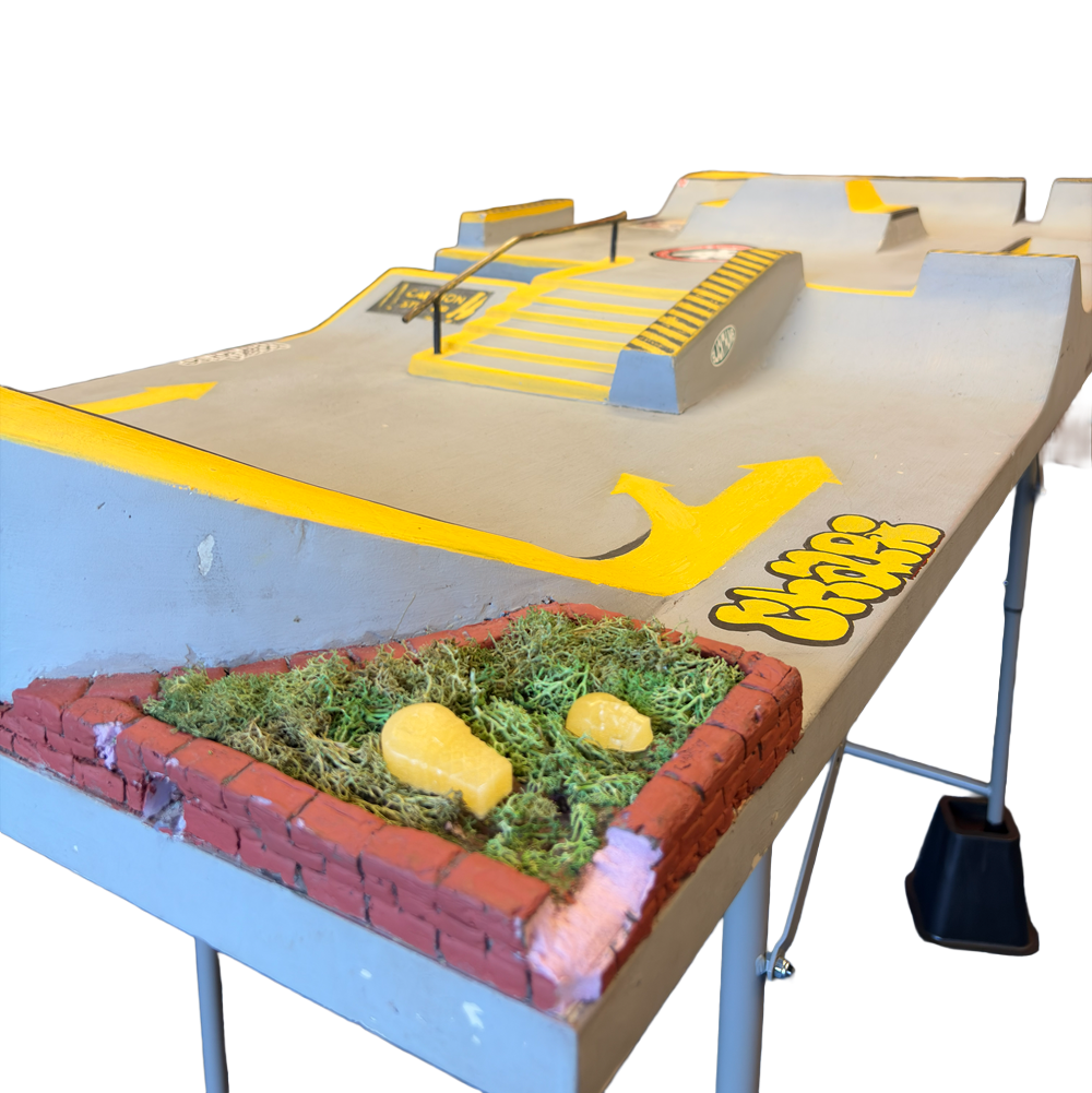 NUK WU FINGERBOARD PARK Grey Yellow 2x5
