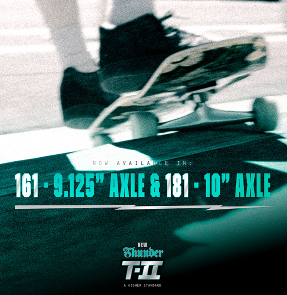 Thunder Team T2 Trucks Polished 161mm Set